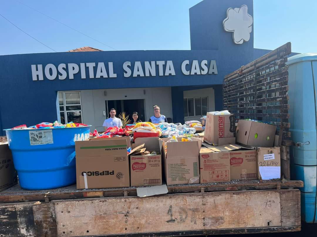 Santa Casa de Campo Mourão recebe mais de uma tonelada de alimentos do