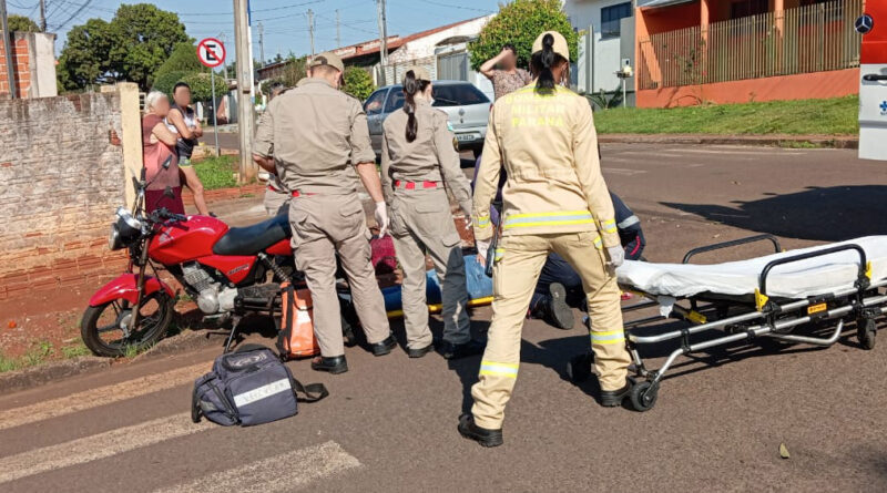 Motociclista Fica Ferida Em Acidente De Tr Nsito Tribuna Do Interior