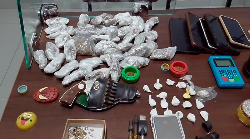 Drogas apreendidas durante operação em Araruna