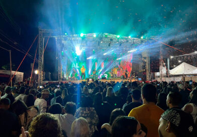 Show durante festa de aniversário da cidade de Engenheiro Beltrão, em 2023