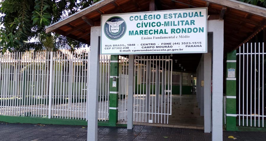 Colégio Estadual Cívico-Militar Marechal Rondon é interditado devido a ...