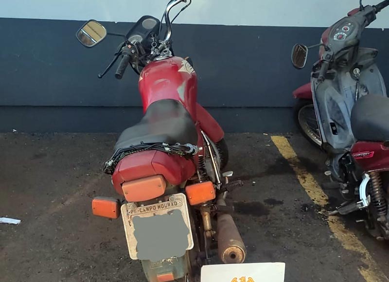 Arrependido de furto, jovem liga para vítima e devolve moto em Campo Mourão