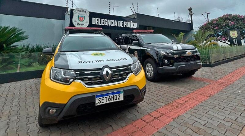 Fachada da Delegacia de Polícia de Mamborê